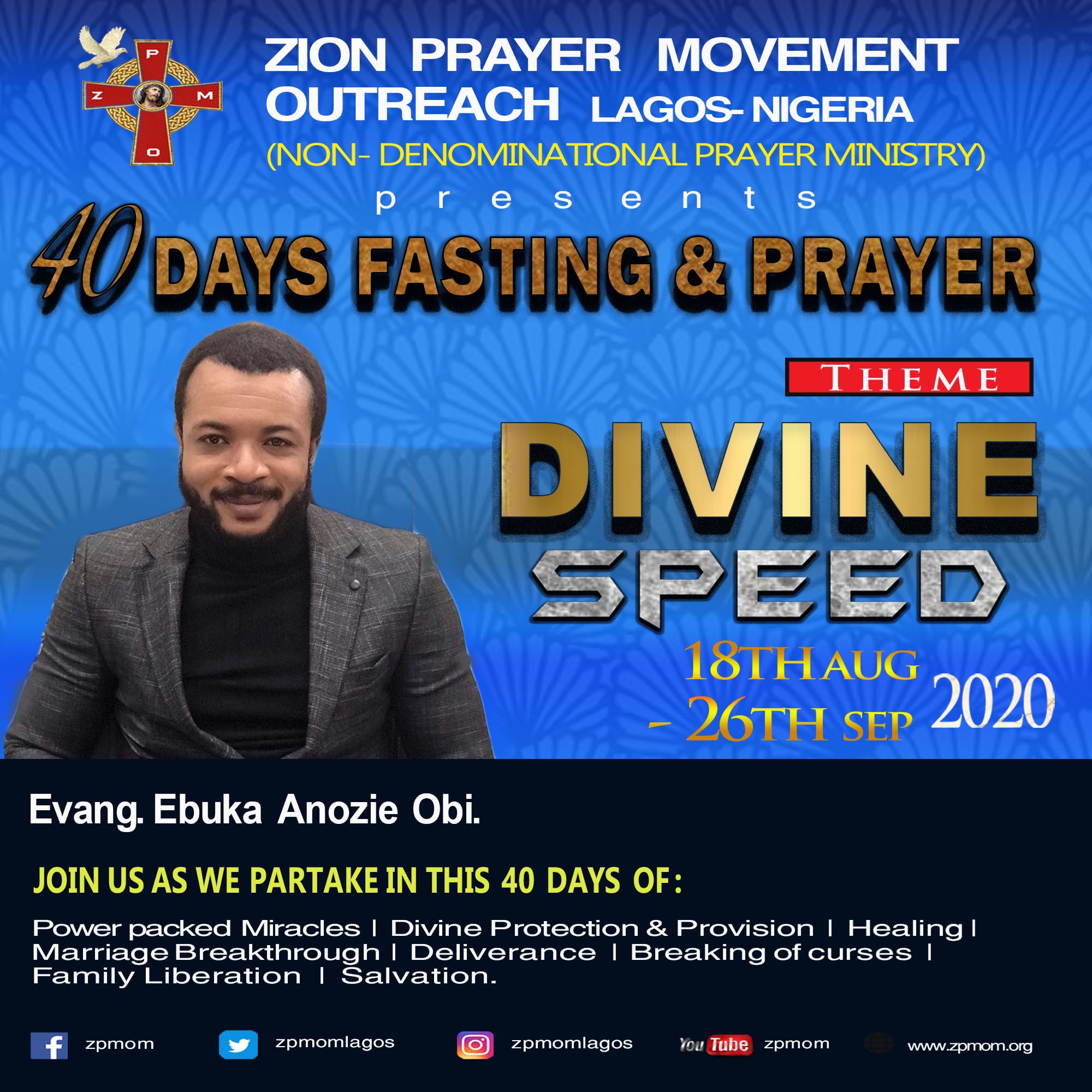 Zion Prayer Movement Outreach Ministry Home